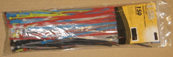 ASSORTED LOT OF ZIP TIES