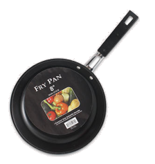 NON-STICK 8&#34; STEEL FRYING PAN - RETAIL READY!