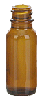 15ml amber glass bottle