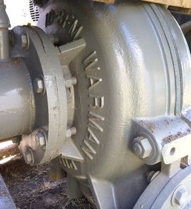 Warman Horizontal Slurry Pump Model 10-8FM / 50HP Motor