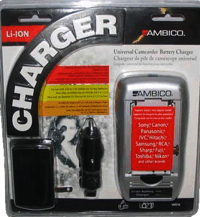 AMBICO V0916 UNIVERSAL CAMCORDER CHARGER