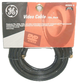 GENERAL ELECTRIC AV23210 & AV23212 VIDEO CABLES