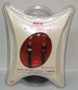 RCA PD12A STEREO AUDIO CABLES