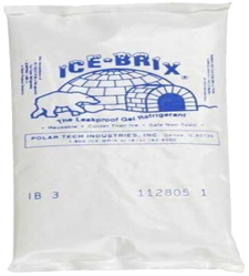 POLAR TECH INDUSTRIES 12 & 24 OZ PACK BRIX ICE PACKS