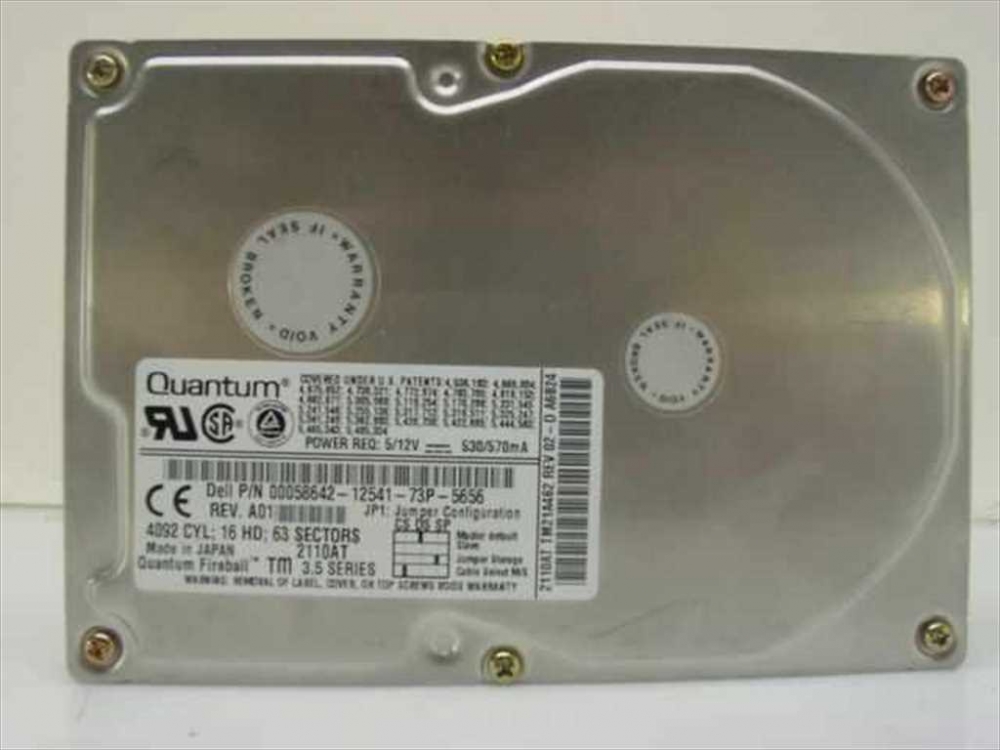 DELL 58642 QUANTUM FIREBALL HARD DRIVES