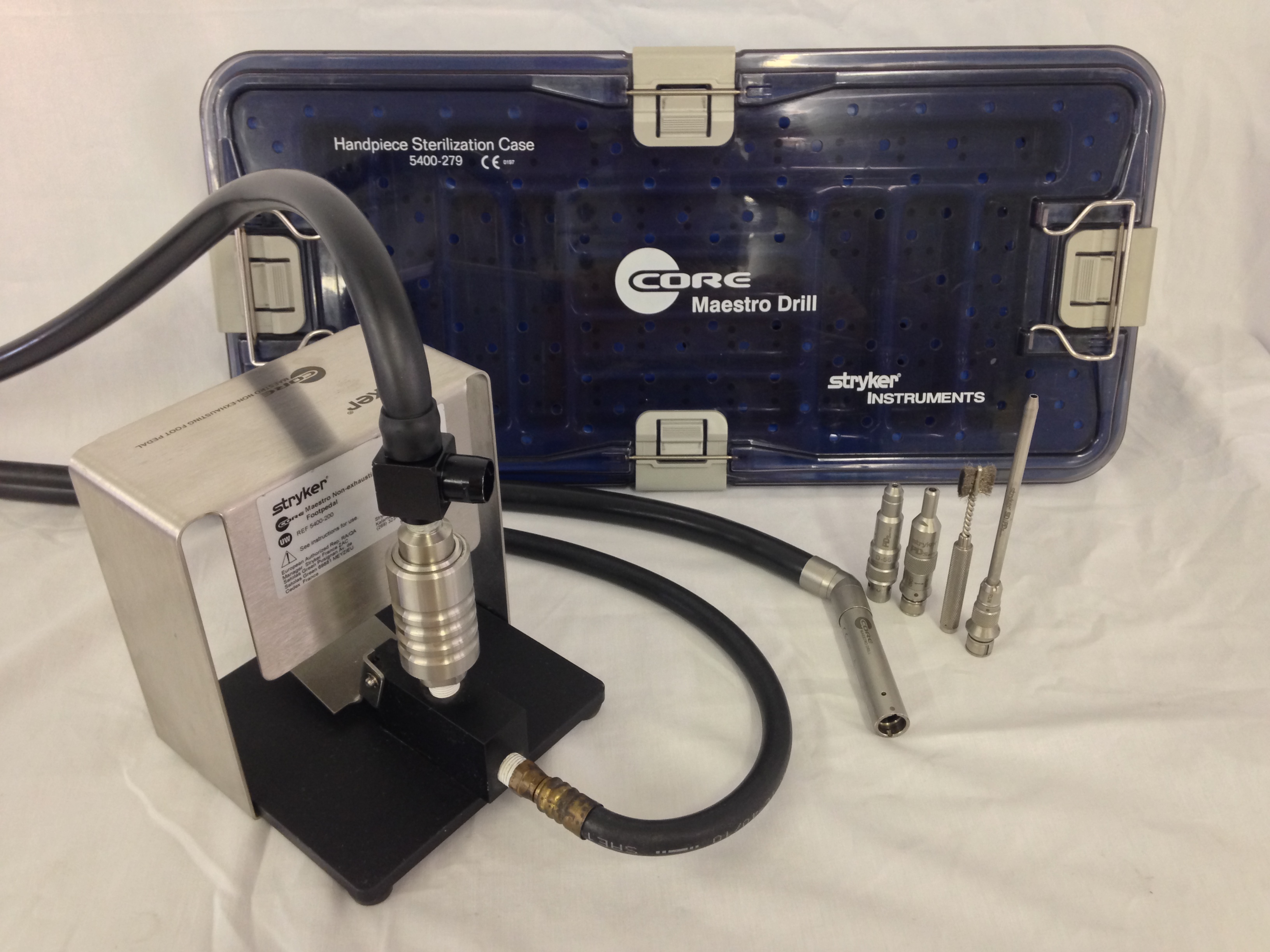 STRYKER 5400-200 MAESTRO PNEUMATIC DRILL SET