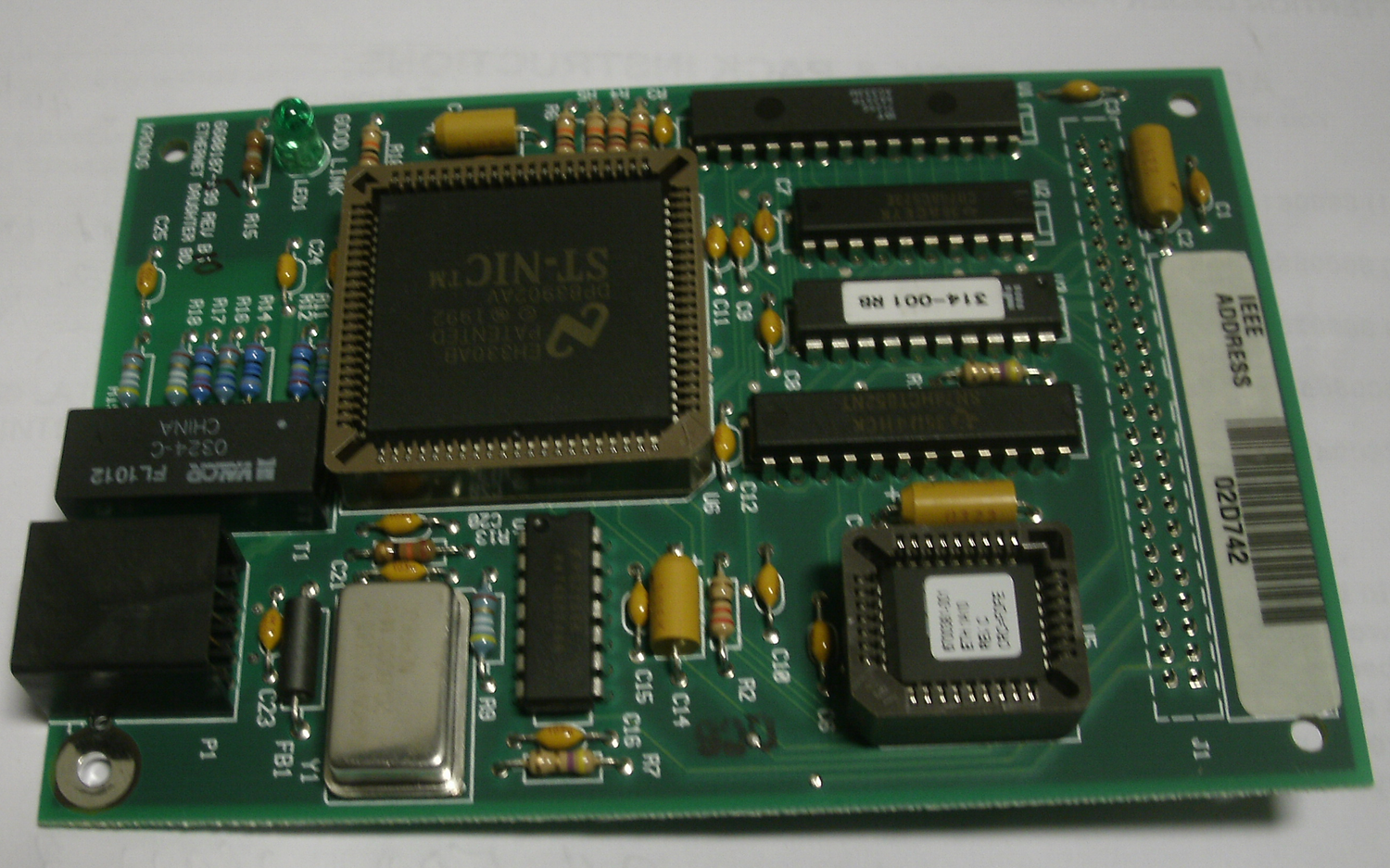 KRONOS 860947 ETHERNET BOARD