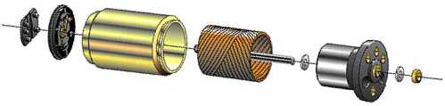 DC Motor Exploded